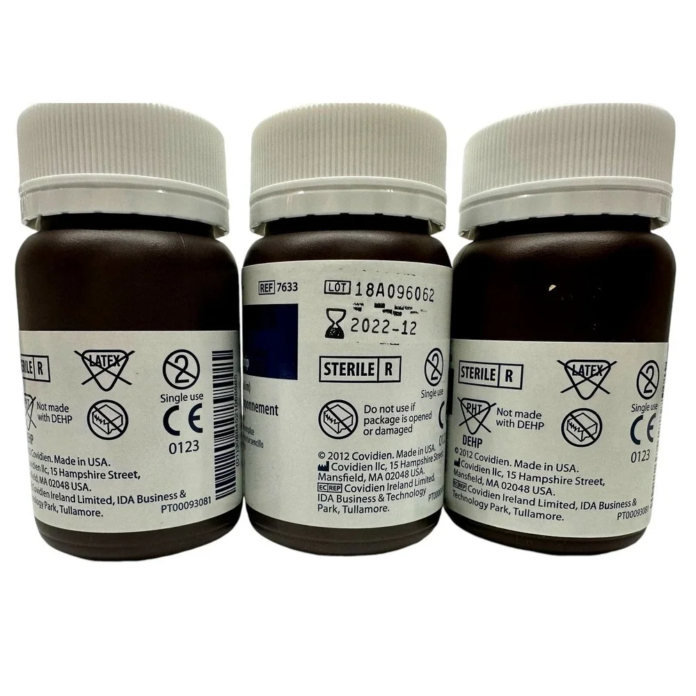 3 Bottles-COVIDIEN 7633 Curity Sterile Plain Packing Strip‎ 1